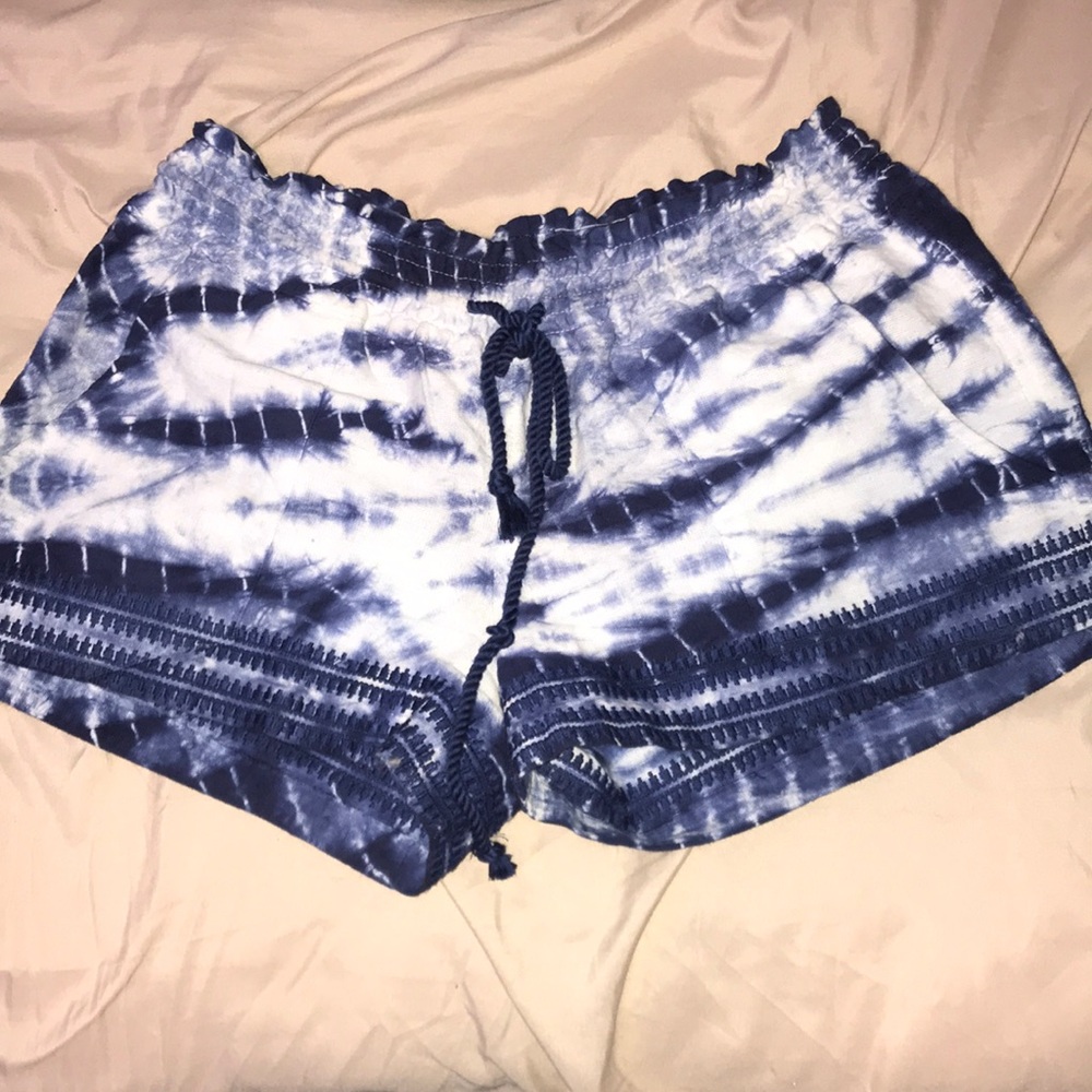 Roxy oceanside linen shorts size medium